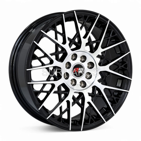 Aro 17x7.5" 8x100/114.3 ET42 CB73.1 Negro Maquinado