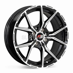Aro 15x7" 8x100/114.3 ET35 CB73.1 Negro Maquinado