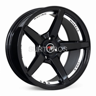 Aro 15x8.5" 4x100 ET15 CB73.1 Negro con Detalle Pulido
