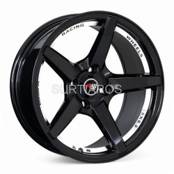 Aro 15x8.5" 4x100 ET15 CB73.1 Negro con Detalle Pulido