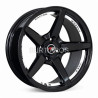 Aro 15x8.5" 4x100 ET15 CB73.1 Negro con Detalle Pulido