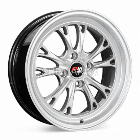 Aro 15x7" 4x100 ET35 CB73.1 Hiper Plateado