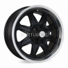 Aro 20x8" 12x135/139.7 ET15 CB110 Negro Mate con Labio Pulido