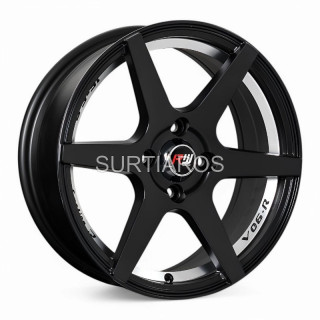Aro 15x6.5" 4x100 ET35 CB73.1 Negro Mate con Detalle