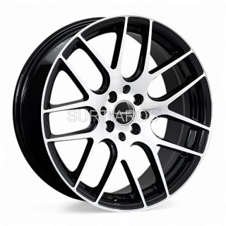 Aro 17x7.5" 8x100/114.3 ET38 CB73.1 Negro Maquinado