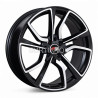 Aro 18x8" 8x100/114.3 ET45 CB73.1 Negro Mate Maquinado