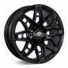 Aro 20x9" 6x139.7 ET0 CB110.1 Negro Mate Satinado