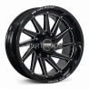Aro 20x10" 12x135/139.7 ET-24 CB106.1 Negro Maquinado con Remaches