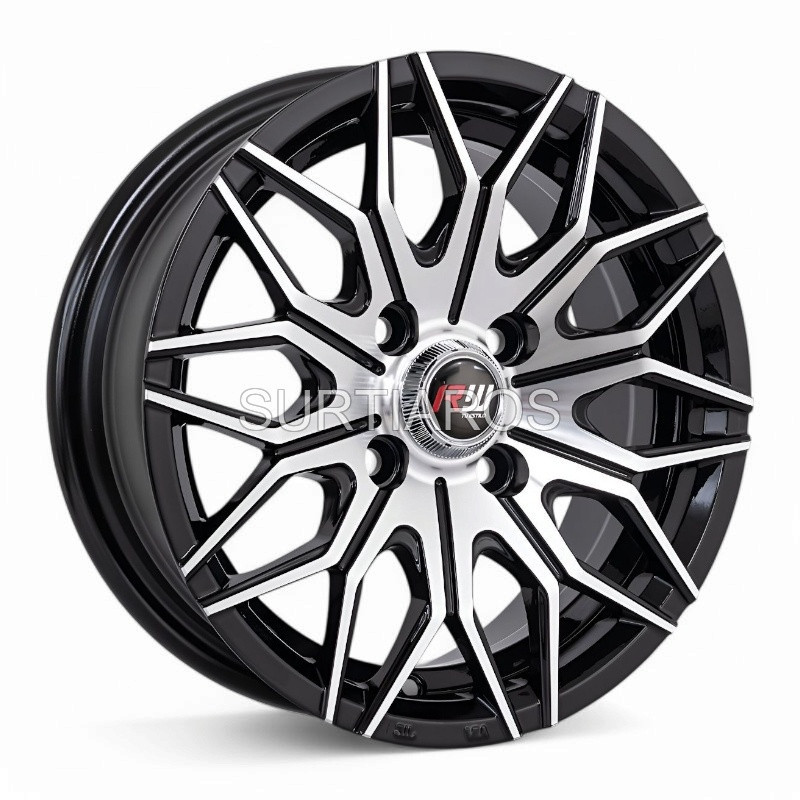 Aro 13x5.5" 4x100 ET30 CB73.1 Negro Maquinado