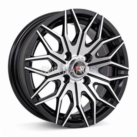 Aro 13x5.5" 4x100 ET30 CB73.1 Negro Maquinado