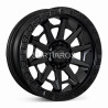 Aro 20x9" 6x139.7 ET0 CB110.1 Negro Mate Satinado con Remaches