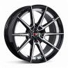 Aro 15x8" 4x100 ET0 CB73.1 Negro Maquinado con Detalle