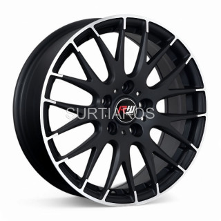 Aro 17x7" 5x120 ET45 CB73.1 Negro Mate Maquinado