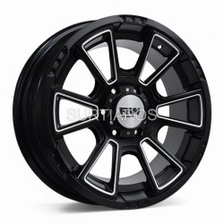 Aro 18x9" 6x135 ET15 CB87.1 Negro Mate Satinado Fresado