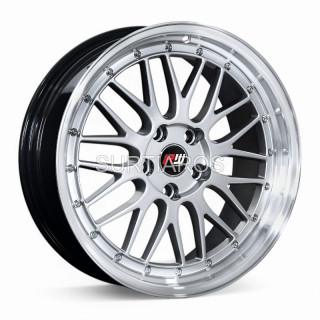 Aro 18x8" 5x114.3 ET35 CB73.1 Hiper Plateado con Labio Pulido