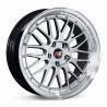 Aro 18x8" 5x114.3 ET35 CB73.1 Hiper Plateado con Labio Pulido