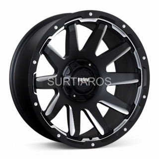 Aro 20x10" 6x135 ET-18 CB87.1 Negro Mate Fresado