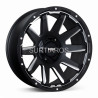 Aro 20x10" 6x135 ET-18 CB87.1 Negro Mate Fresado