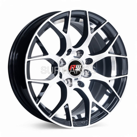 Aro 14x6" 8x100/114.3 ET35 CB73.1 Negro Maquinado