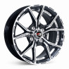 Aro 14x6" 8x100/114.3 ET35 CB73.1 Negro Maquinado con Detalle