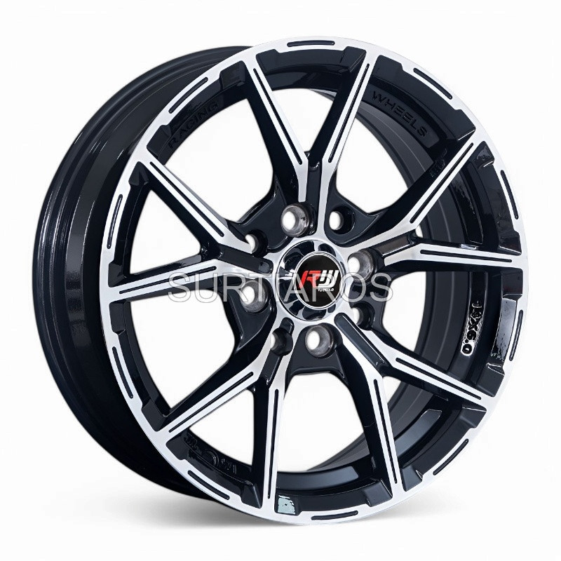 Aro 14x6" 8x100/114.3 ET35 CB73.1 Negro Maquinado