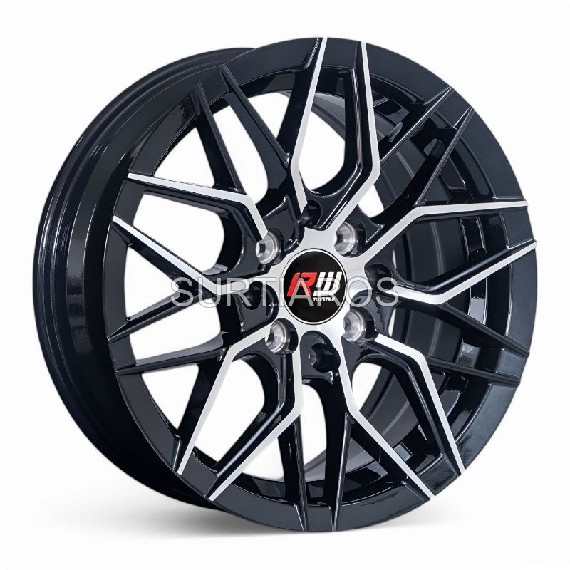 Aro 14x6" 8x100/114.3 ET35 CB73.1 Negro Maquinado