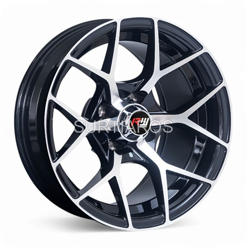 Aro 14x7" 4x100 ET5 CB73.1 Negro Maquinado
