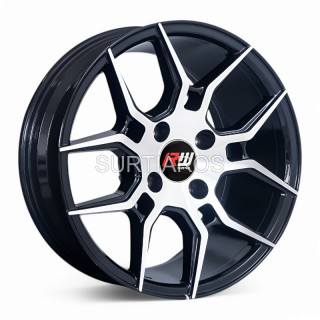 Aro 14x6" 8x100/114.3 ET35 CB73.1 Negro Maquinado