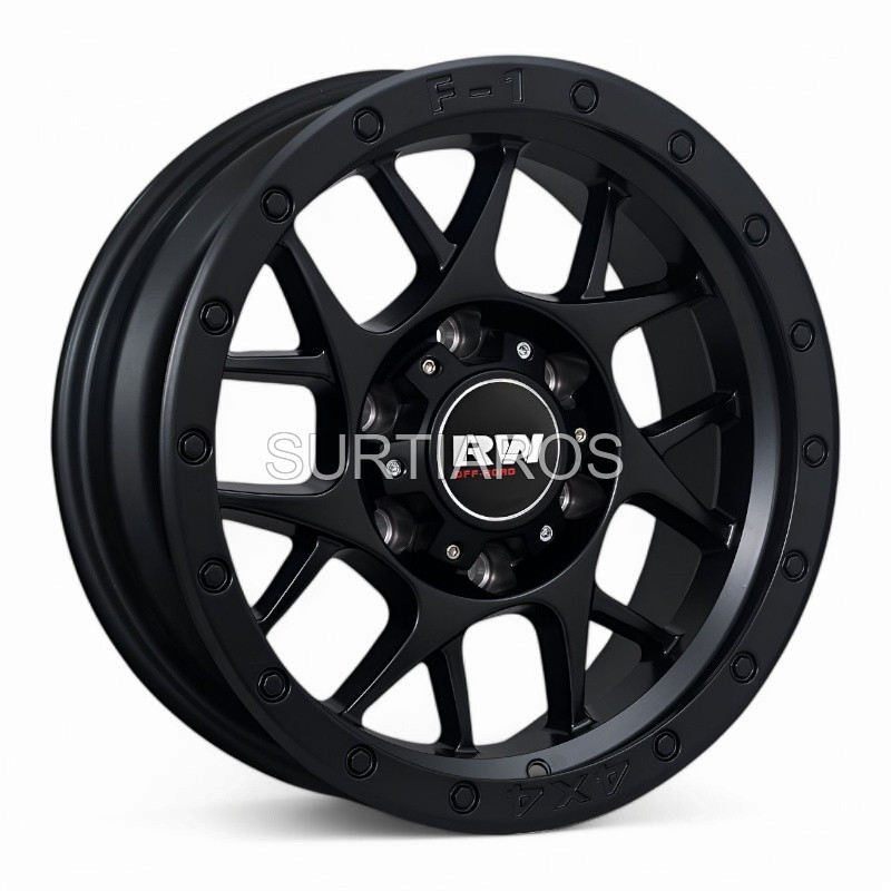 Aro 16x8" 6x139.7 ET-10 CB110.1 Negro Mate