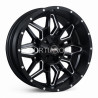 Aro 20x10" 12x135/139.7 ET-18 CB110.1 Negro Mate Fresado