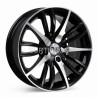 Aro 16x7.5" 4x114.3 ET25 CB73.1 Negro Maquinado