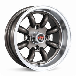 Aro 13x7" 4x114.3 ET-7 CB73.1 Bronce Oscuro con Labio Pulido