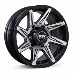Aro 15x8" 6x139.7 ET0 CB110 Negro Mate Maquinado
