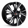 Aro 18x7" 5x114.3 ET40 CB73.1 Negro Mate Maquinado