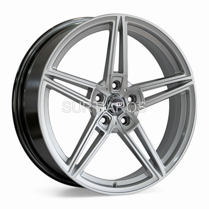 Aro 19x8.5" 5x114.3 ET35 CB73.1 Hiper Plateado