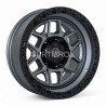 Aro 16x8" 6x139.7 ET-10 CB110 Gris Mate con Aro Negro