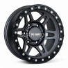 Aro 15x8" 6x139.7 ET0 CB110 Gris Oscuro Mate con Aro Negro
