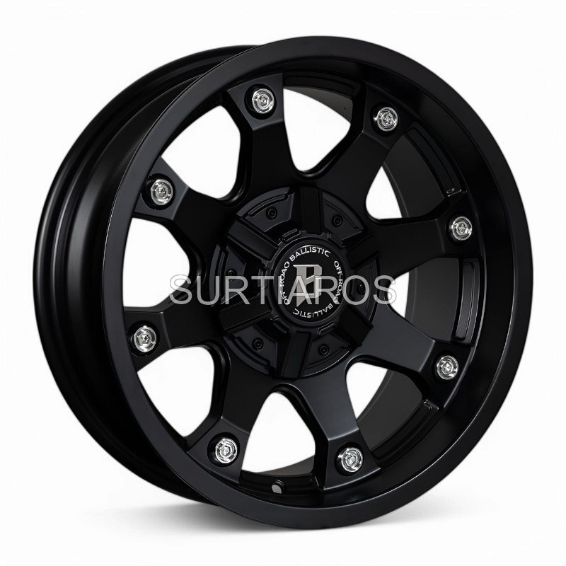 Aro 16x8" 6x139.7 ET0 CB110 Negro Mate