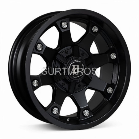 Aro 16x8" 6x139.7 ET0 CB110 Negro Mate