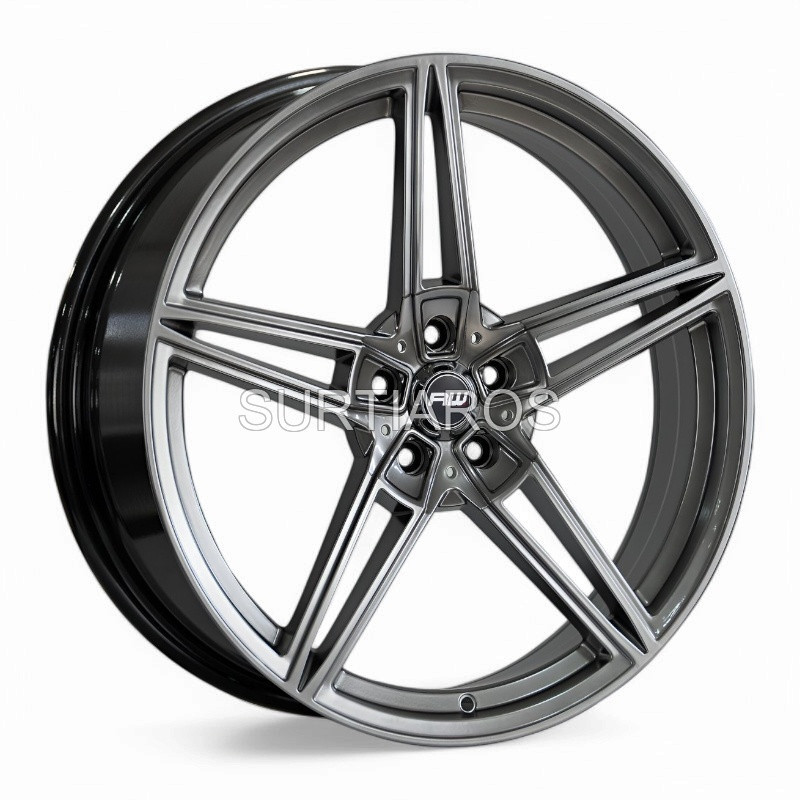 Aro 22x9" 5x114.3 ET30 CB73.1 Hiper Negro