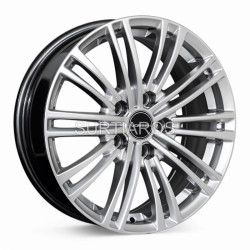 Aro 16x6.5" 5x112 ET38 CB66.6 Hiper Plateado