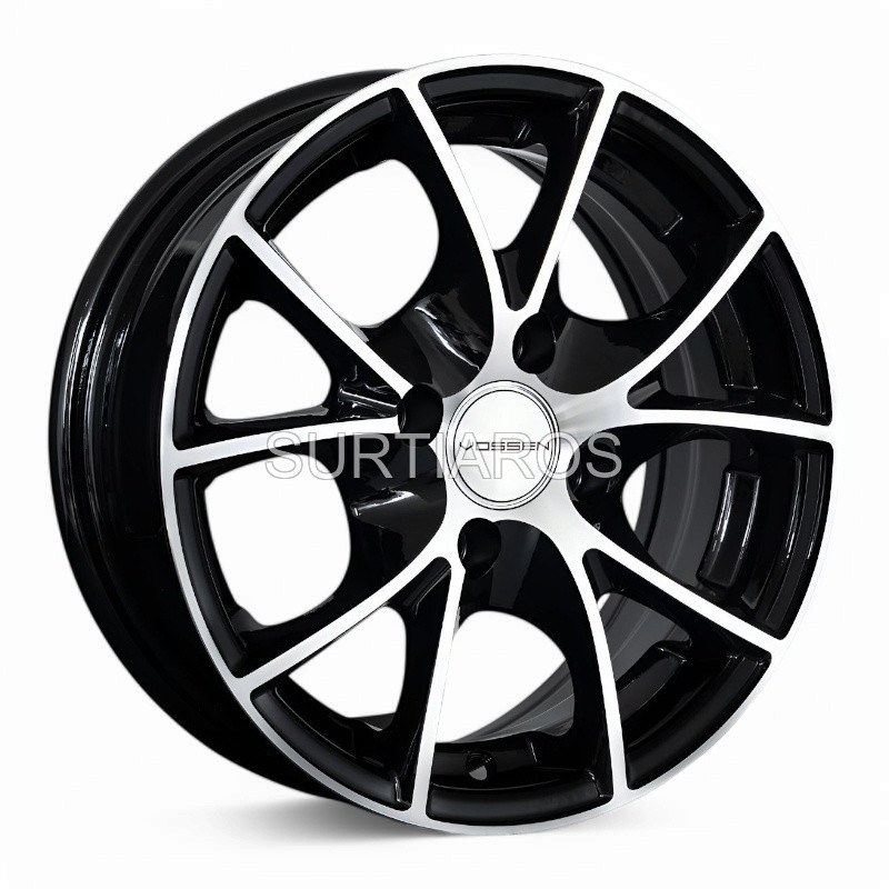 Aro 13x5.5" 4x100 ET20 CB73.1 Negro Maquinado