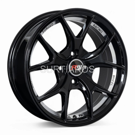 Aro 15x6.5" 4x100 ET35 CB73.1 Negro con Detalle Pulido