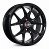 Aro 15x6.5" 4x100 ET35 CB73.1 Negro con Detalle Pulido