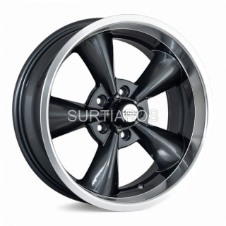 Aro 17x8" 5x114.3 ET0 CB73.1 Gris Mate con Labio Pulido
