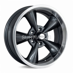Aro 17x8" 5x114.3 ET0 CB73.1 Gris Mate con Labio Pulido