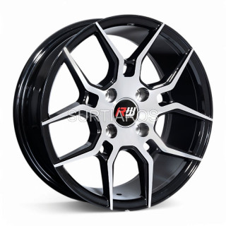 Aro 14x6" 4x100 ET20 CB73.1 Negro Maquinado