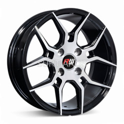 Aro 14x6" 4x100 ET20 CB73.1 Negro Maquinado
