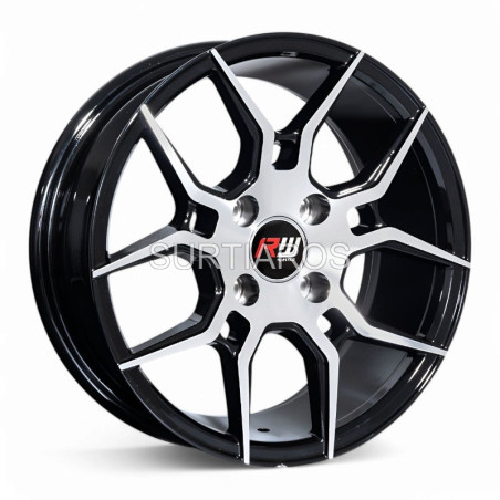 Aro 14x6" 4x100 ET20 CB73.1 Negro Maquinado