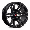 Aro 16x8" 6x139.7 ET0 CB108 Negro Mate con Remaches